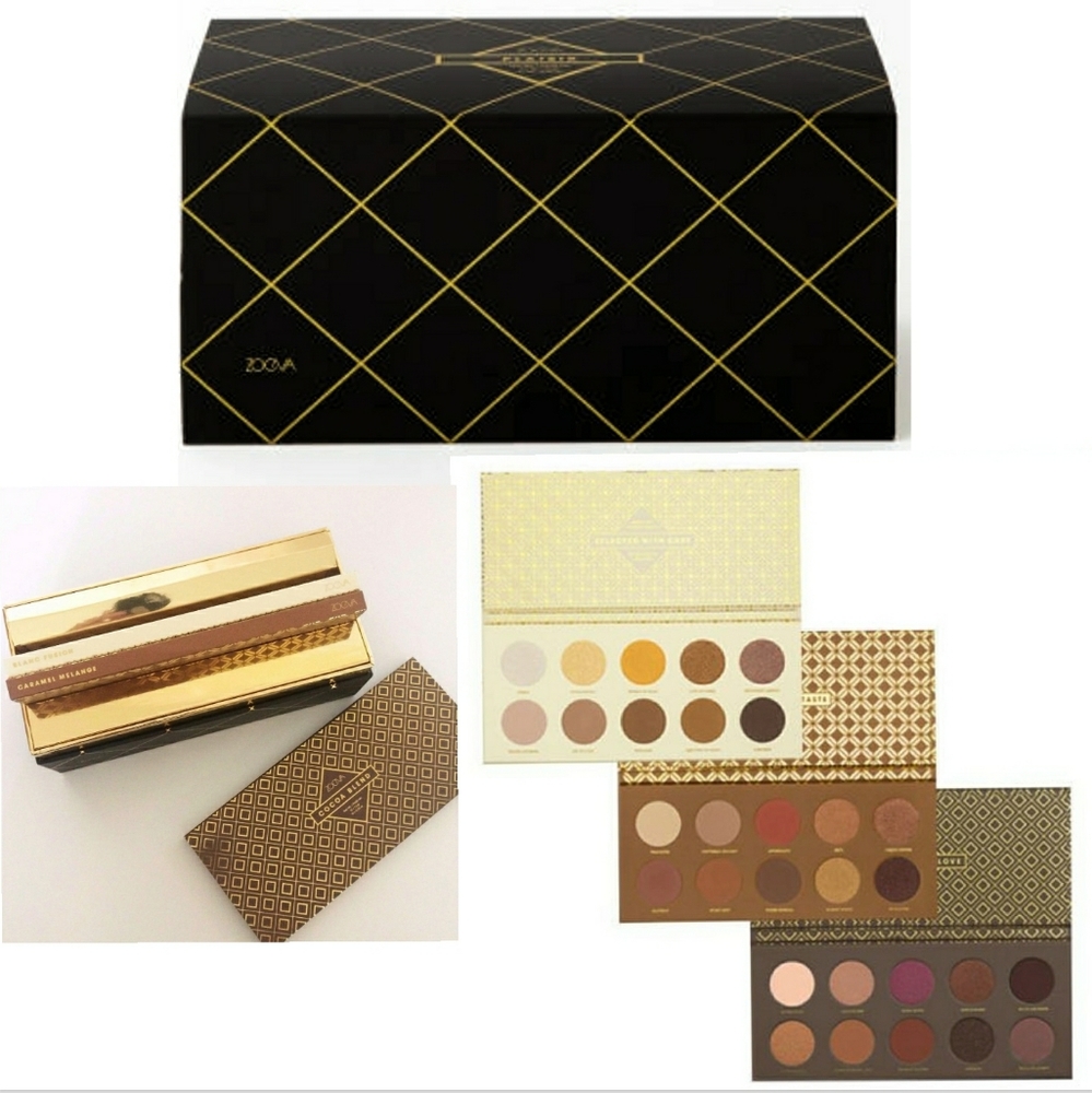 **** 3 Eyeshadow Palettes*** Zoeva Plaisir Box NIB